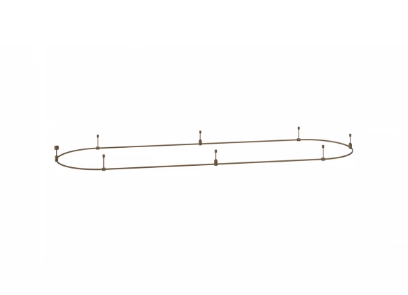 Donolux Magnet Modular System «CODE 1.2», D800xL2800хH135 мм, DC24V, овальное основание для модульны Donolux DL20225OV2800B B.Bronze
