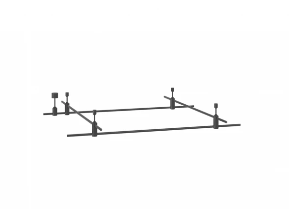 Donolux Magnet Modular System «CODE 1.2», L1000хL1000хH135 мм, DC24V, основание для модульных светил Donolux DL20225L1000x1000A Black