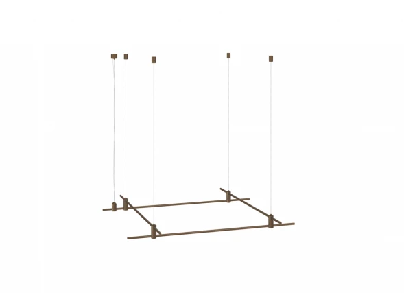 Donolux Magnet Modular System «CODE 1.2», L1000хL1000хH95-3000 мм (высота регулируется), DC24V, подв Donolux DL20225L1000x1000C B.Bronze
