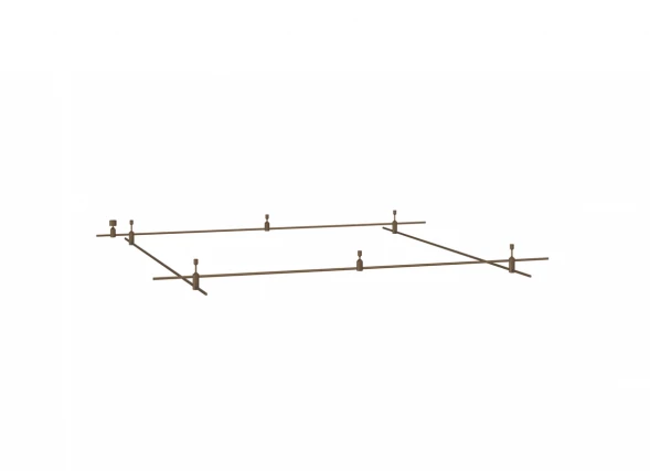 Donolux Magnet Modular System «CODE 1.2», L2000хL2000хH135 мм, DC24V, основание для модульных светил Donolux DL20225L2000x2000A B.Bronze