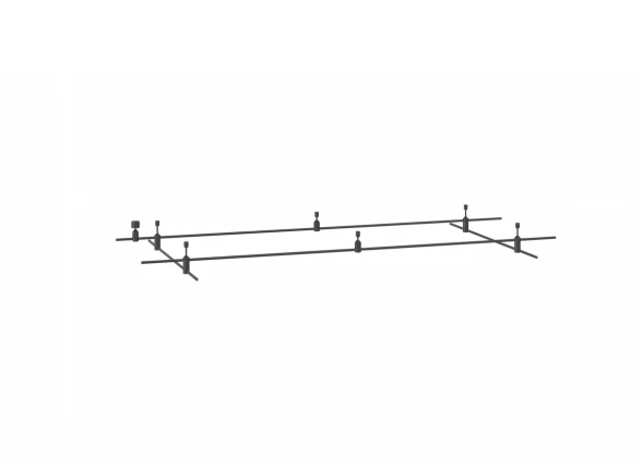 Donolux Magnet Modular System «CODE 1.2», L2000хL1000хH135 мм, DC24V, основание для модульных светил Donolux DL20225L2000x1000A Black