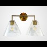 Бра RH Utilitaire Funnel Shade Double Sconce Brass