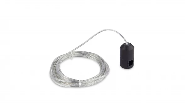 Donolux Magnet Modular System «CODE 1.2», адаптер с подводом питания, длина провода 3000 мм, черный Donolux Power Connector H3000 B DL20226