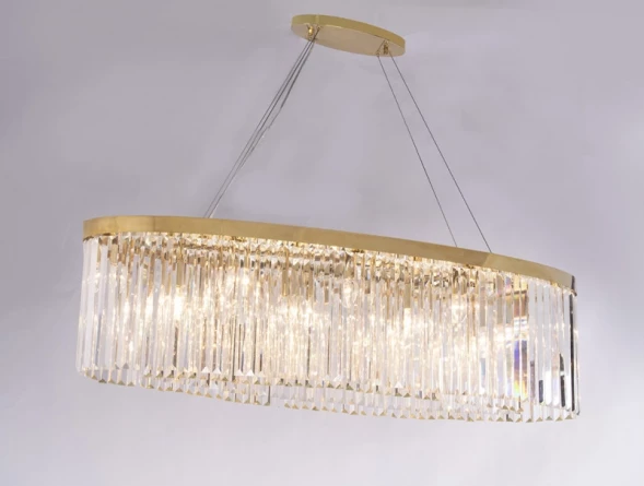 Подвесная люстра 10119+7/S gold Newport
