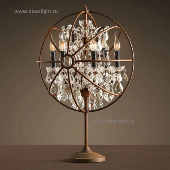 лампа настольная Foucault&#039;s orb crystal 8031–6TA