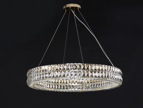 Подвесная люстра 10124+14/S gold Newport