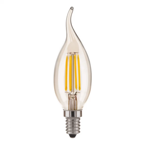 Светодиодная лампа Свеча на ветру BL130 7W 3300K E14 (CW35 прозрачный) Elektrostandard