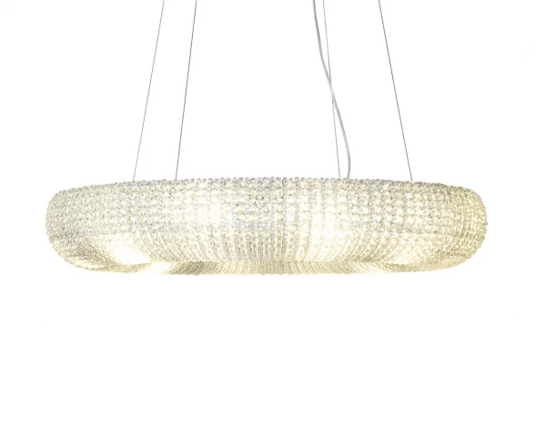 люстра Crystal Halo Silver