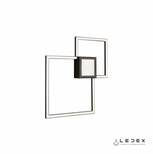 Бра X046424 24W 3000K BK iLedex