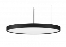 Подвесной светодиодный светильник, 192 Ватта, 3000К, D-1200мм,черный Donolux S111052D1200WW Black Sp
