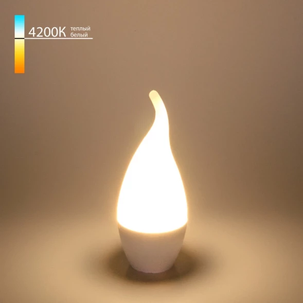 Светодиодная лампа Свеча на ветру СDW LED D 6W 4200K E14 (BLE1419) Elektrostandard