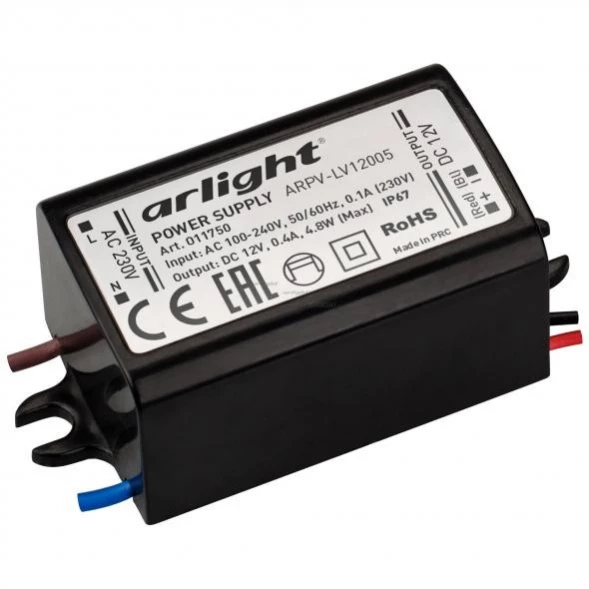 Блок питания для светодиодной ленты 011750 Arlight