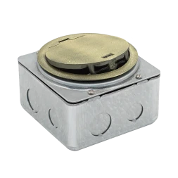 Лючок в пол 3 мод. (1 мод. 45х45 мм. + 1 мод. 22.5х45 мм.), античная латунь