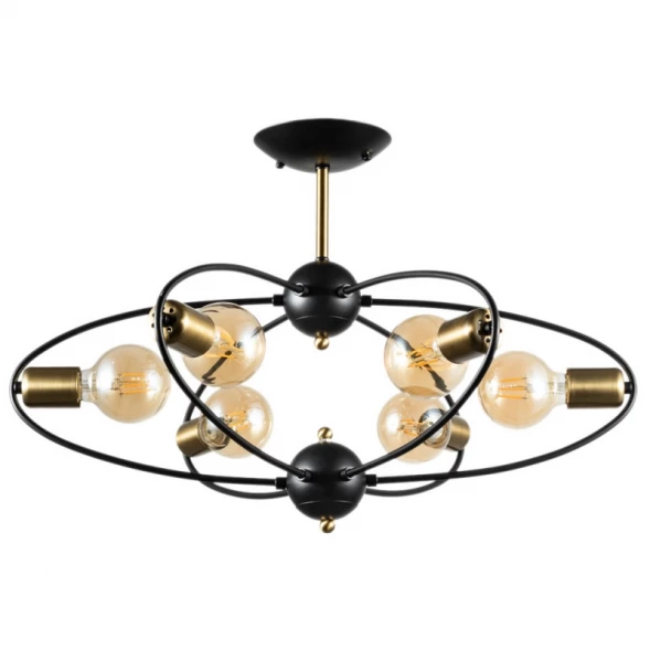 Люстра на штанге A1963PL-6BK ARTE Lamp