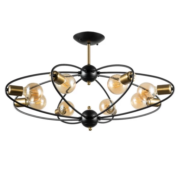 Люстра на штанге A1963PL-8BK ARTE Lamp