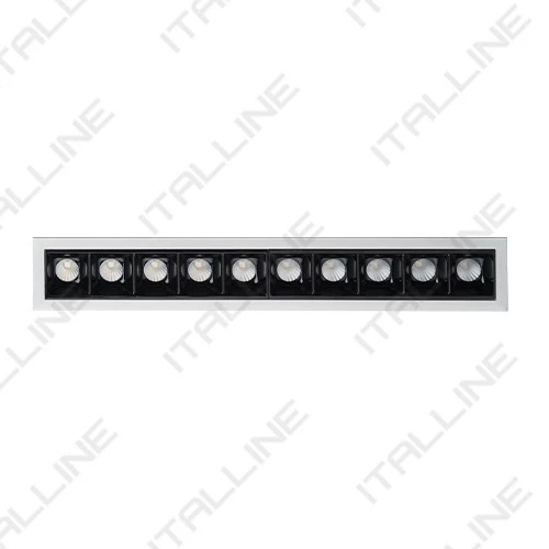 Встраиваемый светильник ITALLINE DL 3074 white/black