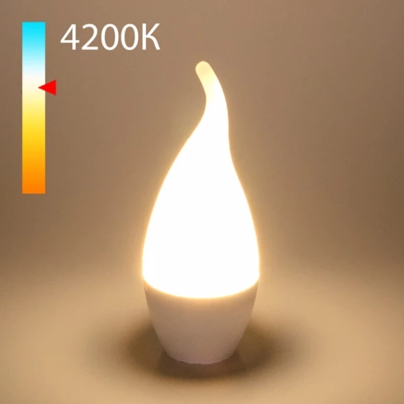 Светодиодная лампа Свеча на ветру СDW LED D 8W 4200K E14 (BLE1432) Elektrostandard