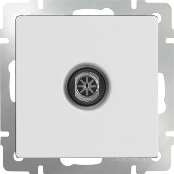 Розетка WL01-TV-2W (белая) Werkel