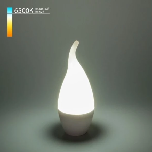 Светодиодная лампа Свеча на ветру СDW LED D 8W 6500K E14 (BLE1433) Elektrostandard