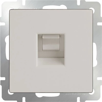Розетка WL03-RJ-11-ivory (слоновая кость) Werkel