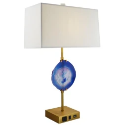 Настольная лампа Blue Agate Table Lamp