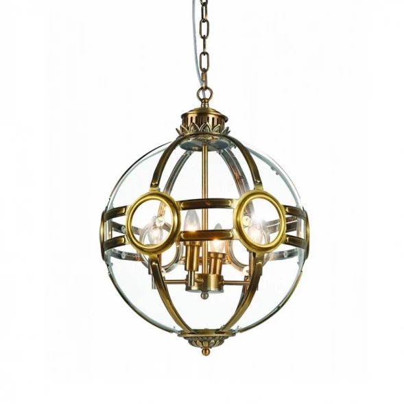 Подвесная люстра KG0516P-4 antique brass DeLight Collection
