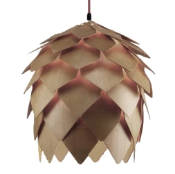 Подвесной светильник Crimea Pine Cone natural wood D40