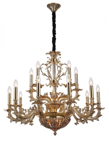 Подвесная люстра FIRENZE 1780.15.3 antique gold Lucia Tucci