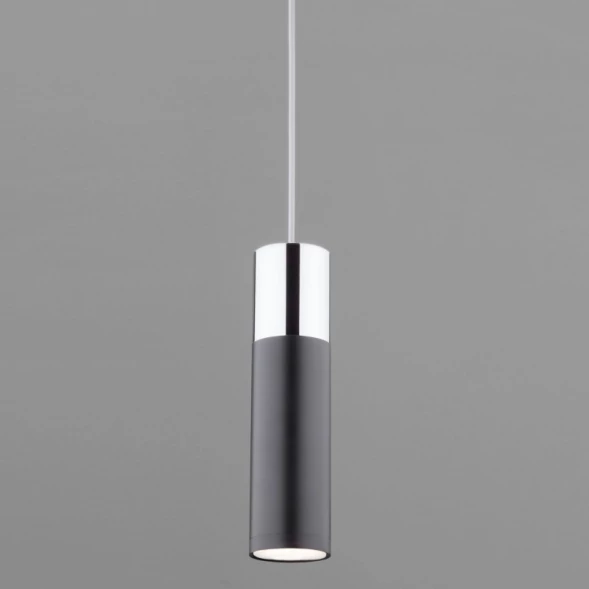 Подвесной светильник Eurosvet 50135/1 LED хром/черный