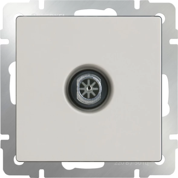 Розетка WL03-TV-2W-ivory (слоновая кость) Werkel