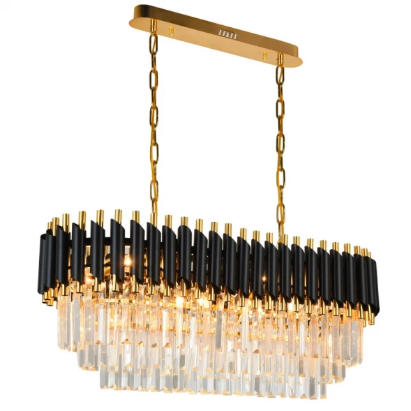 Каскадная люстра DARIAN 76017/8C GOLD BLACK Natali Kovaltseva