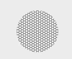 Cотовый фильтр D 45 мм Honeycomb filter