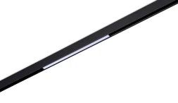 Led светильник Slim Line, Line, DC 48В 8Вт, L290xW11xH33 мм, 390Лм, 90°, 3000К, недиммируемый, IP20, Ra&amp;gt;90, черный Donolux DL20601WW8B
