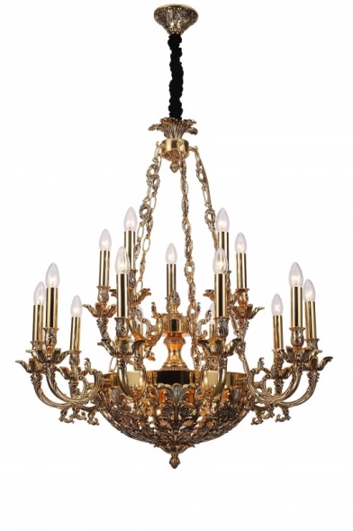 Подвесная люстра FIRENZE 1781.15.3 antique gold Lucia Tucci