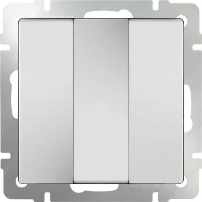 Выключатель WL01-SW-3G (белый) Werkel
