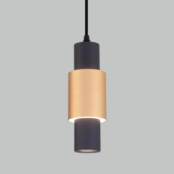 Подвесной светильник 50204/1 LED черный/матовое золото Eurosvet