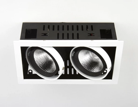 Влагозащищенный светильник Ambrella Light T812 BK/CH 2*12W 4200K