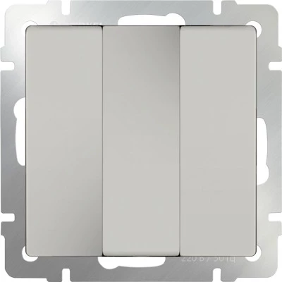 Выключатель WL03-SW-3G-ivory (слоновая кость) Werkel