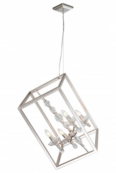 Подвесная люстра INESSA 3850.4 silver Lucia Tucci