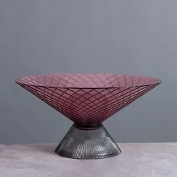 Ваза Cloyd MESO Vase / D:35 см - фиолетстекло (арт0027)