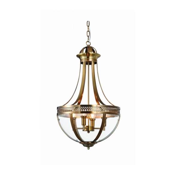 Подвесная люстра KM0287P-4 antique brass DeLight Collection
