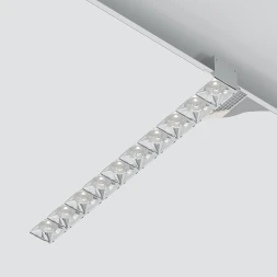 Donolux Led св-к встраиваемый, 20W, 383х74,8мм, H39,8мм, 1800Lm, 38°, 3000К, Ra80, IP20, UGR16, корп Donolux DL18519M141A20.38.383CH 150