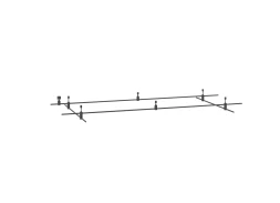Donolux Magnet Modular System «CODE 1.2», L2000хL1000хH135 мм, DC24V, основание для модульных светил Donolux DL20225L2000x1000A Black