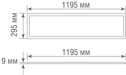 Светодиодная панель, 40Вт, 3000К Donolux DL18014WW1YG