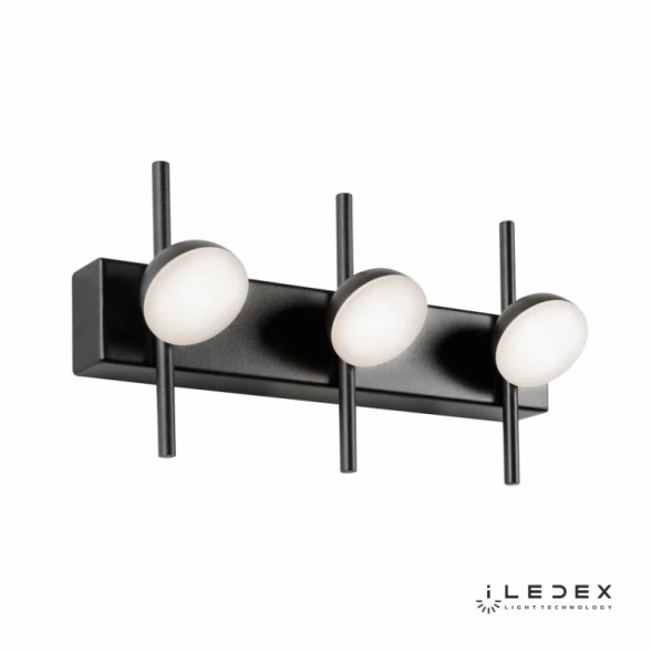 Бра X088209 9W BK iLedex