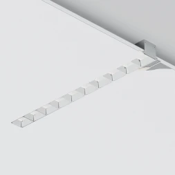 Donolux Led св-к встраиваемый, 20W, 383х74,8мм, H39,8мм, 1800Lm, 30х75°, 3000К, Ra80, IP20, UGR16, к Donolux DL18519M141A20.30.383CH 151