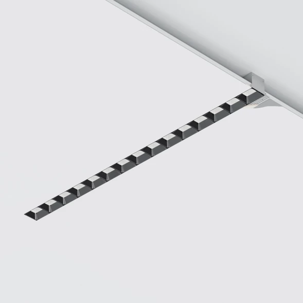 Donolux Led св-к встраиваемый, 30W, 573х74,8мм, H39,8мм, 2700Lm, 30х75°, 3000К, Ra80, IP20, UGR16, к Donolux DL18519M141A30.30.573GB 151