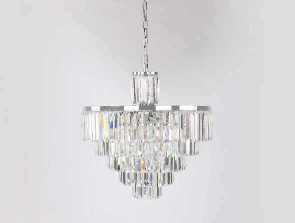 Каскадная люстра 31114/S nickel Newport