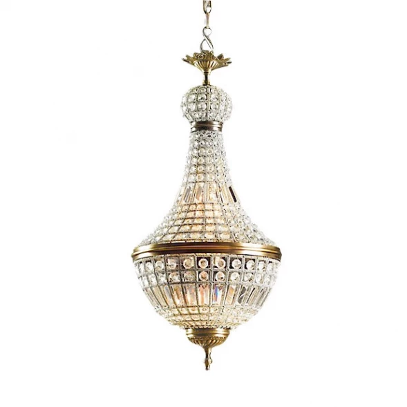 Подвесная люстра KR0107P-5 antique brass DeLight Collection