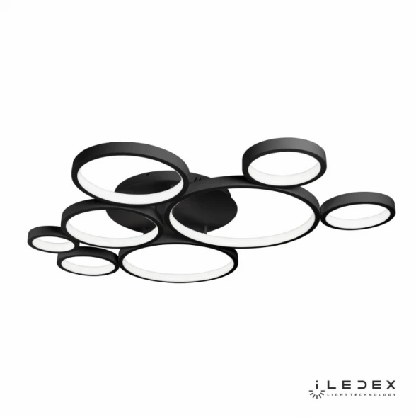 Накладная люстра 9004-8L-X BK iLedex